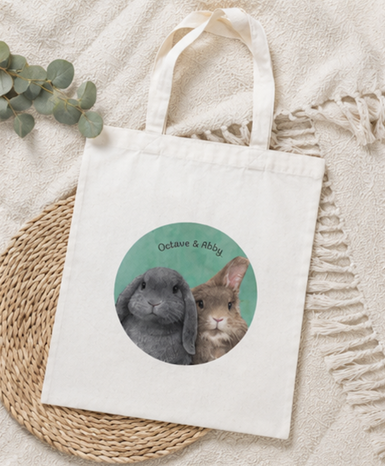 Pawtrait’s Custom Tote Bag