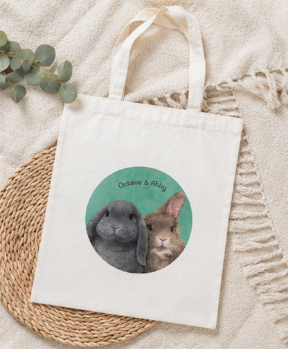 Pawtrait’s Custom Tote Bag